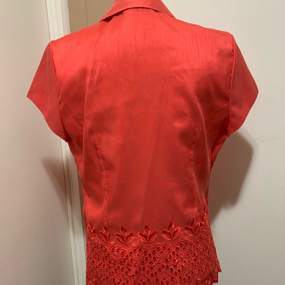 Danny & Nicole 2-Piece Coral Spring Pants Blazer - Picture 6 of 8